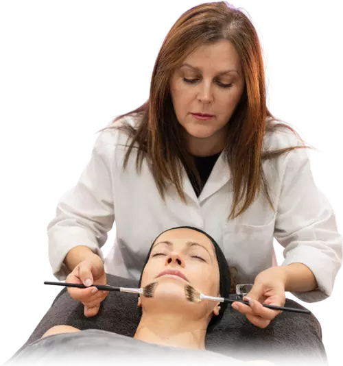 Professional applying treatment